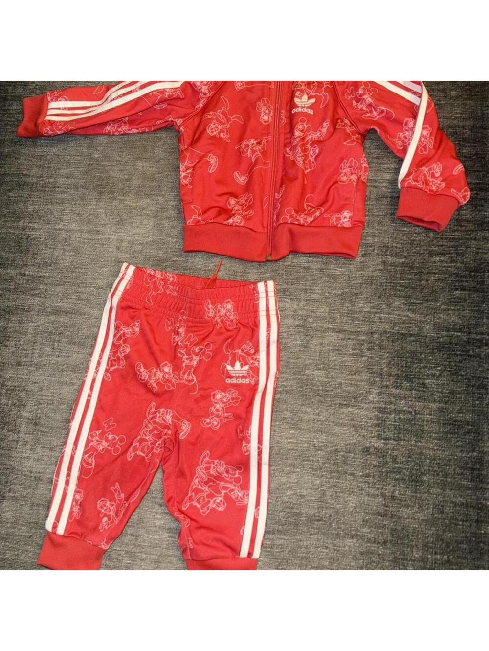 Adidas x Disney matching Mickey and friends track suit
